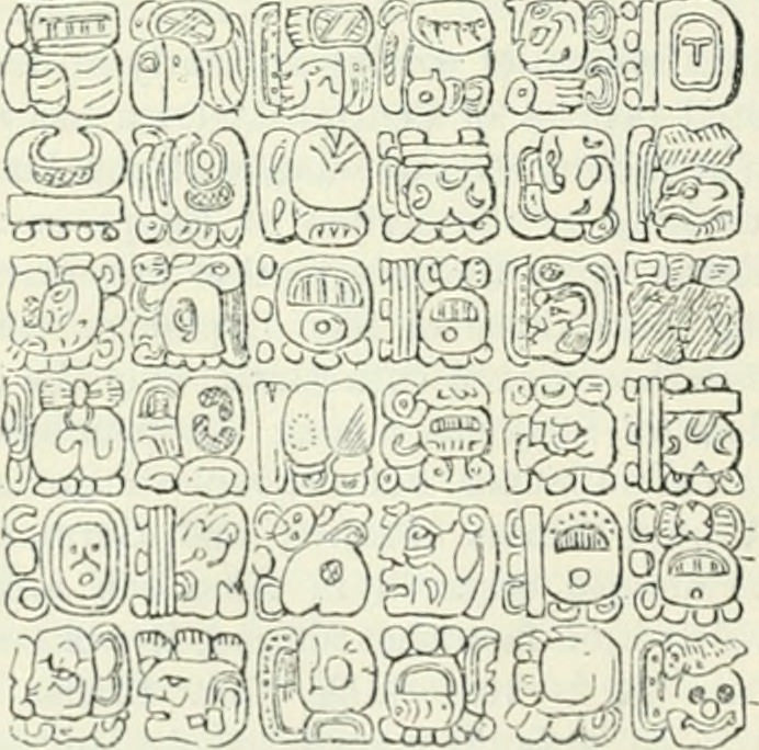 Ancient Mayan Cartouche