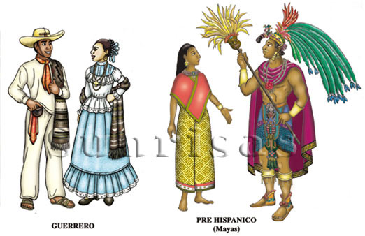 Ancient Mayan Costumes and Dresses